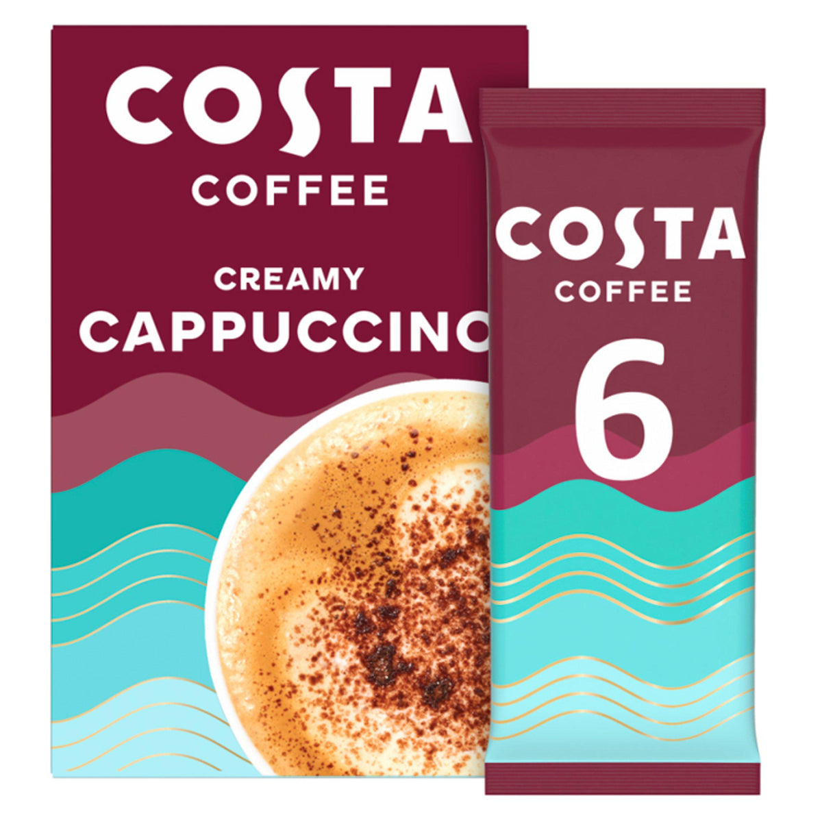 Costa Coffee Creamy Cappuccino Sachets 102g - British product
