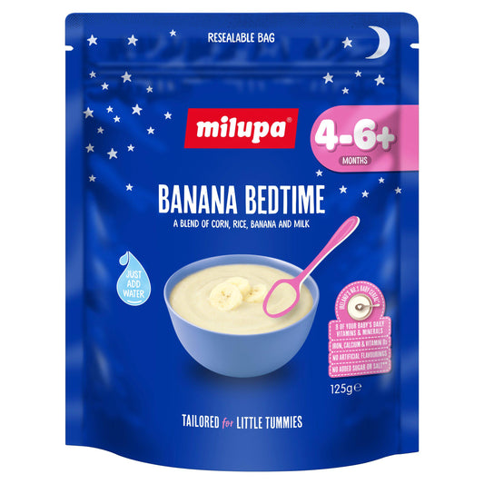Milupa Banana Bedtime 4-6+ Months 125g GOODS Sainsburys   