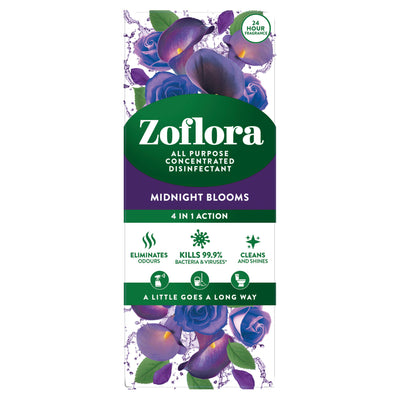 Sainsburys Zoflora Multipurpose Disinfectant Concentrate Midnight Blooms 500ml- Buy online at McGrocer