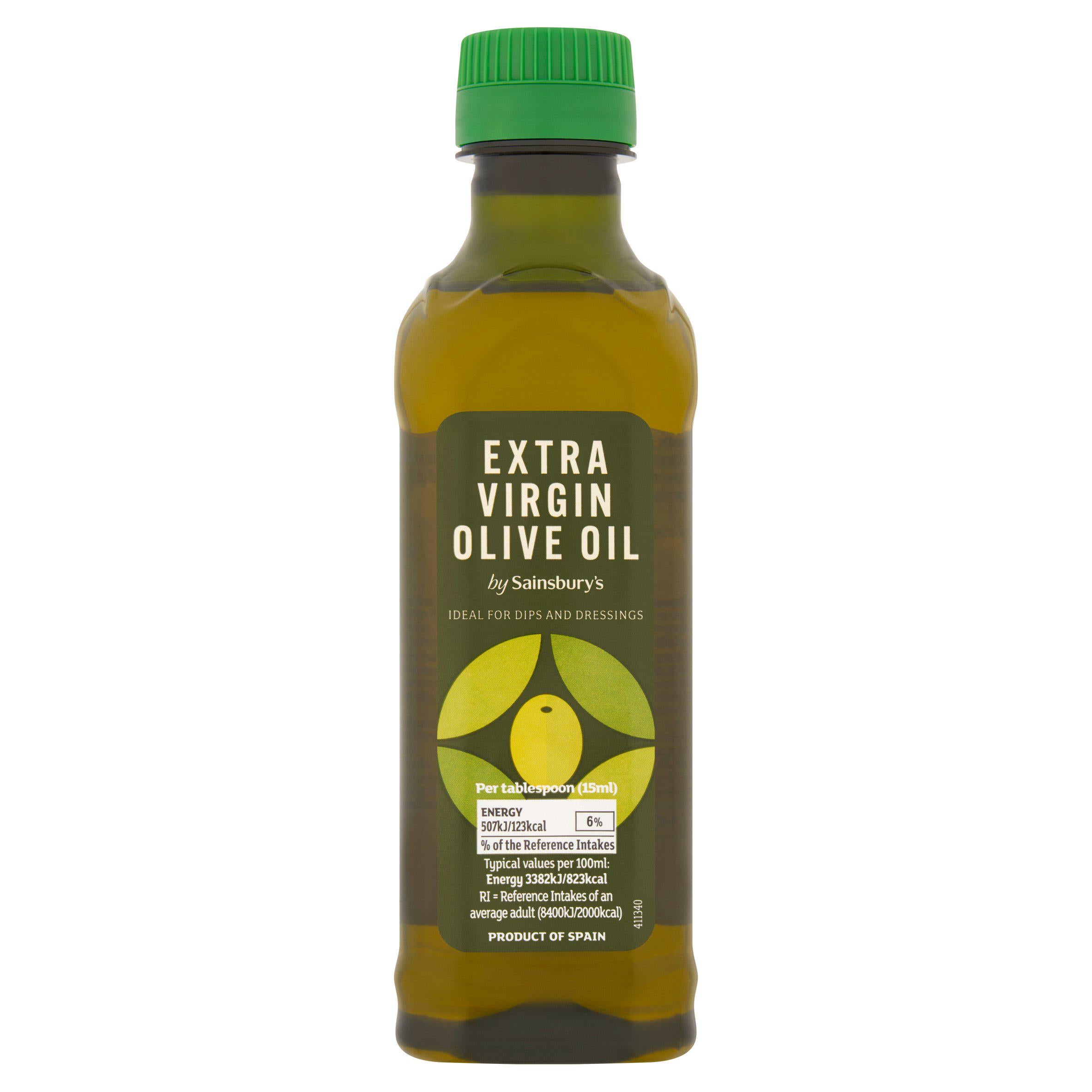 Sainsbury's extra virgin olive oil 250ml (British brand)
