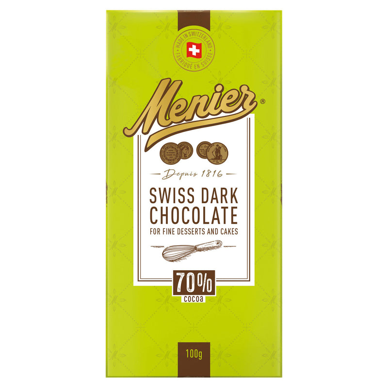 Menier Swiss dark chocolate 100g (British brand)