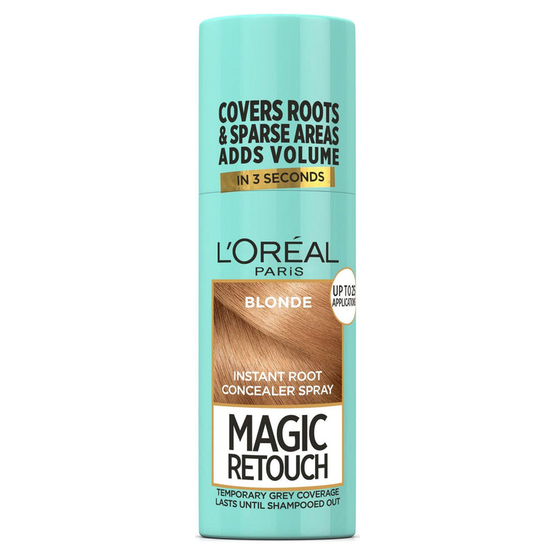 L'Oréal Paris Magic Retouch Instant Root Concealer Spray Quick Grey Coverage Shade Blonde 75ml
