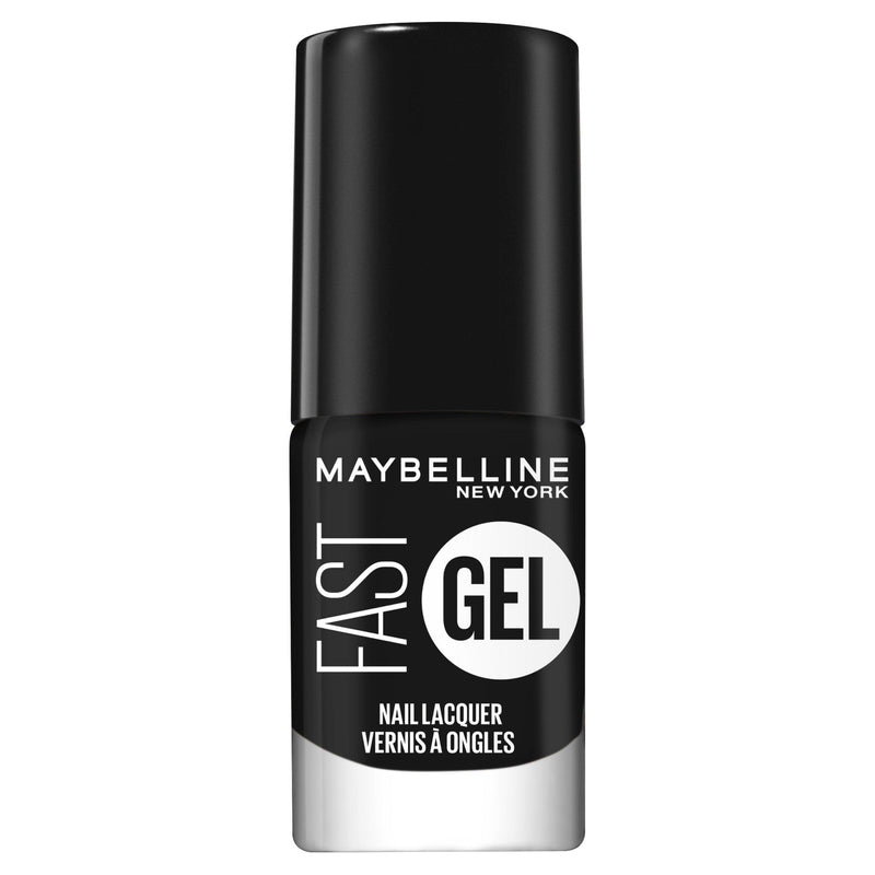 Maybelline Fast Gel Lacquer Blackout nail polish 7ml, imported from the UK