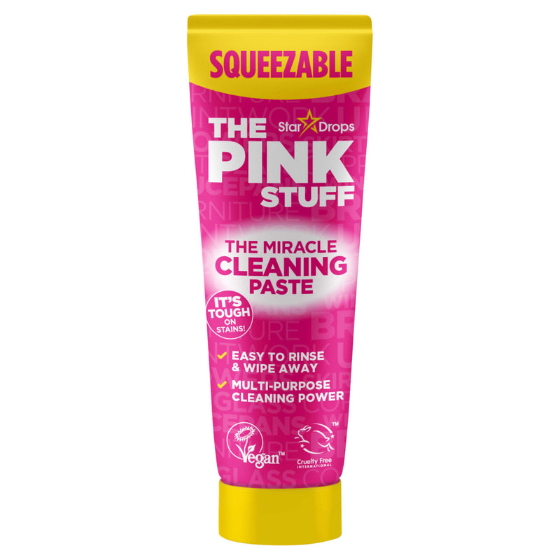 The Pink Stuff Miracle squeezable cleaning paste 300g, imported from the UK