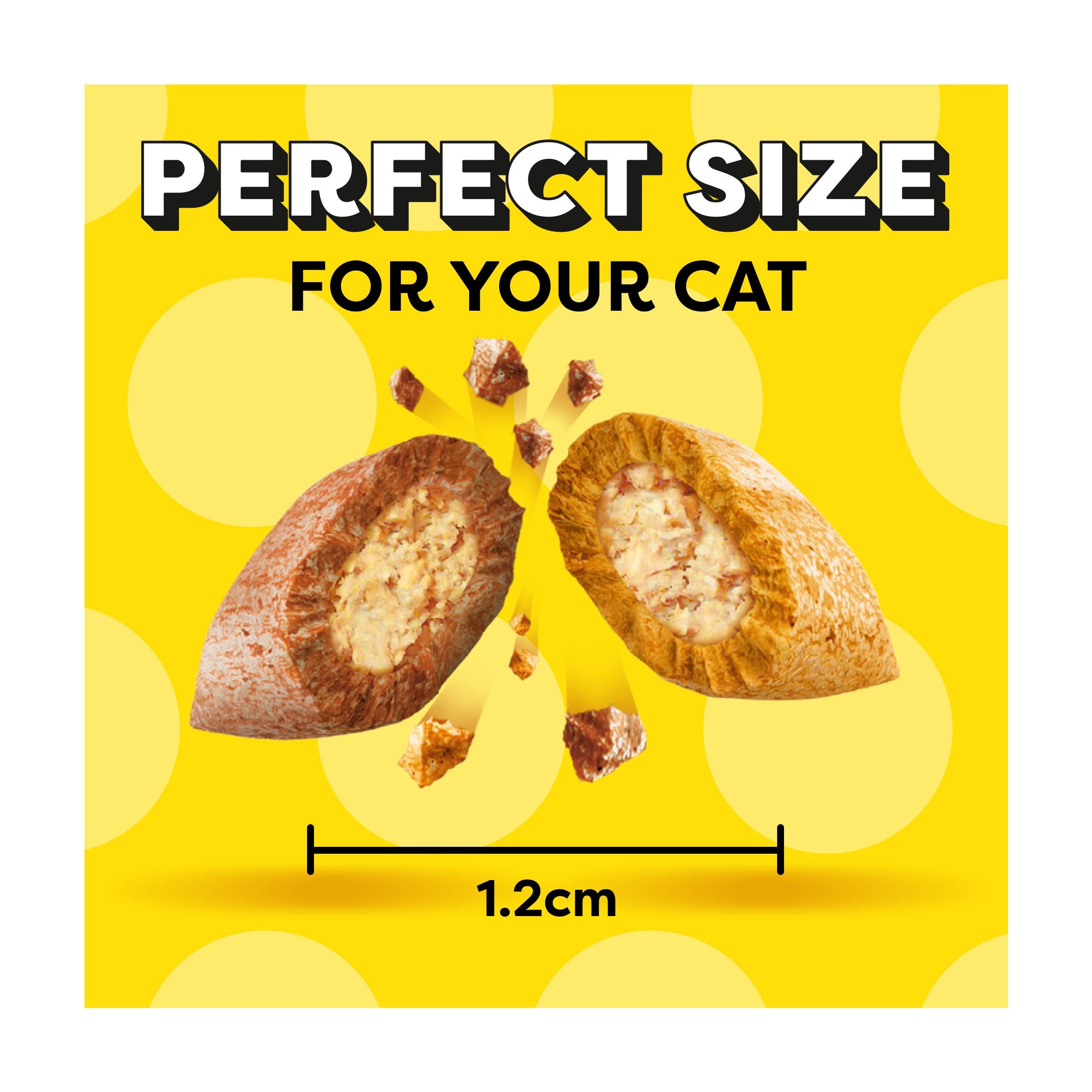 Dreamies cat treat biscuits with chicken and duck 60g, UK version