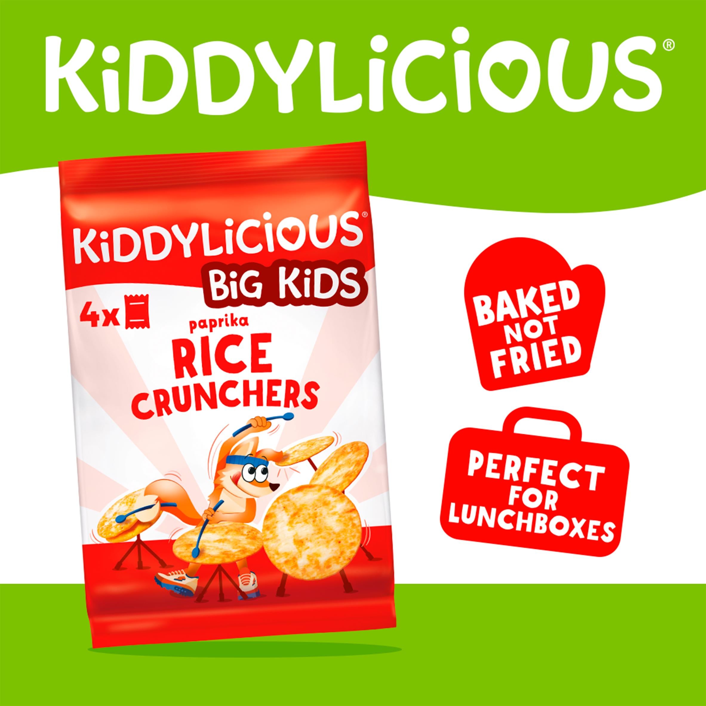 Kiddylicious Paprika Rice Crunchers 60g , UK version