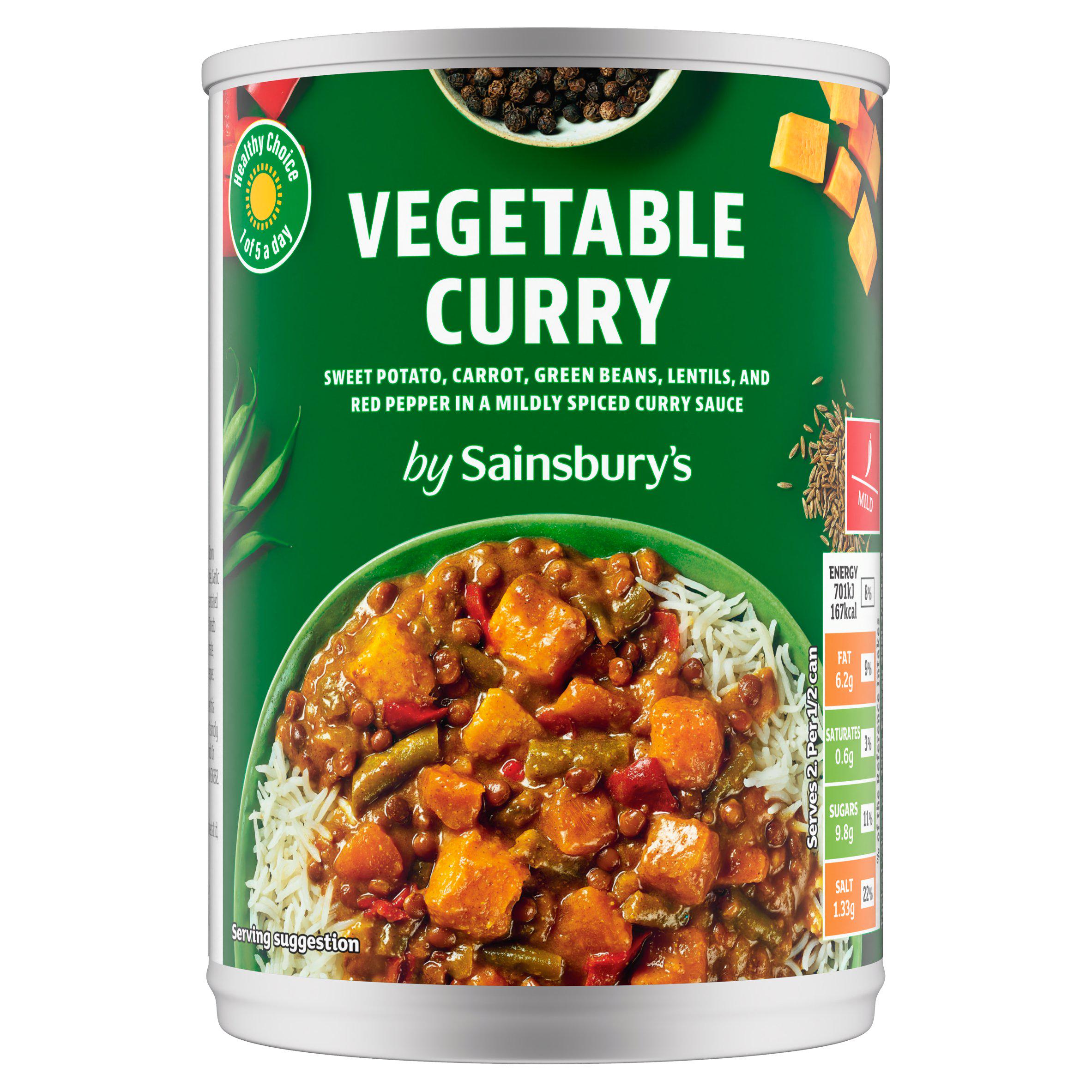 Sainsbury's Flourish Very Veggie Curry 392g