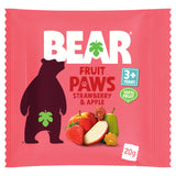 BEAR Paws Strawberry & Apple fruit shapes 20g, UK version