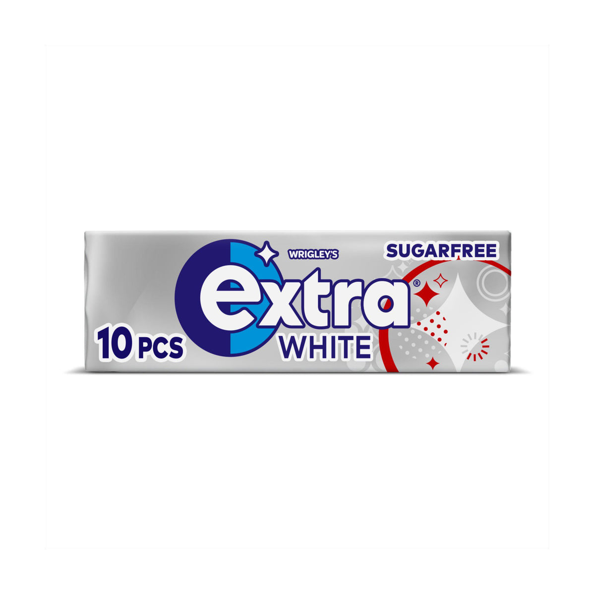 Extra White chewing gum sugar free 10 pieces 14g - British product