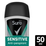 Sure sensitive antiperspirant stick 50ml, imported from the UK