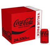 Coca-Cola soft drink Zero Sugar 24x330ml - British product
