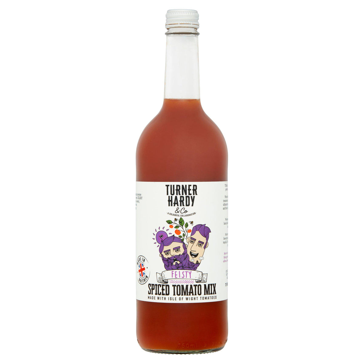 Turner Hardy Feisty Tomato Juice Mix 750ml - British product