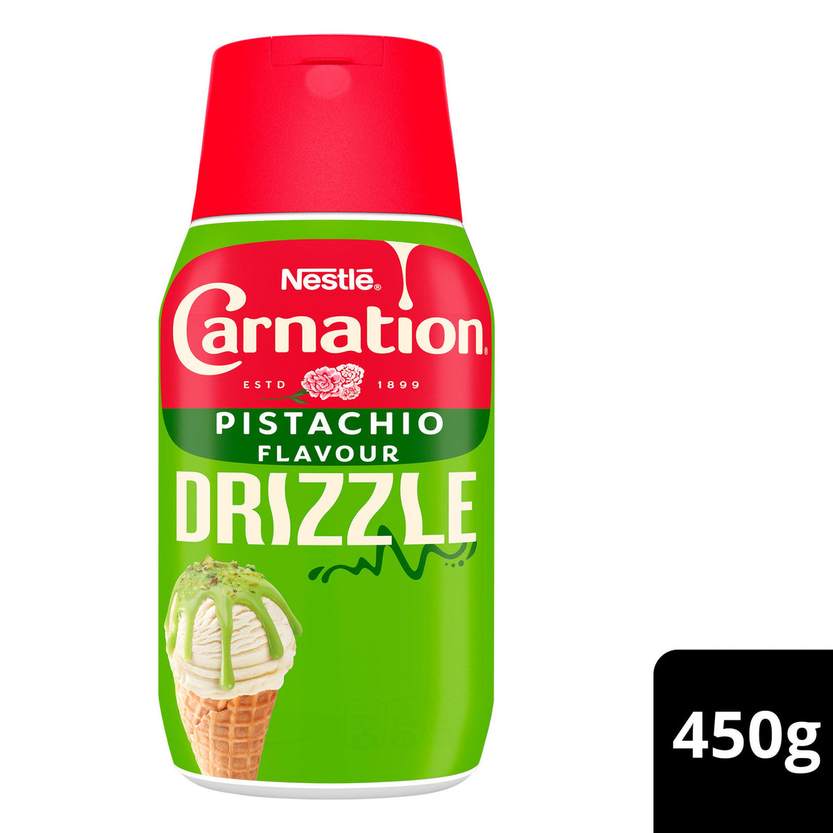 Carnation pistachio drizzle sauce 450g, UK version