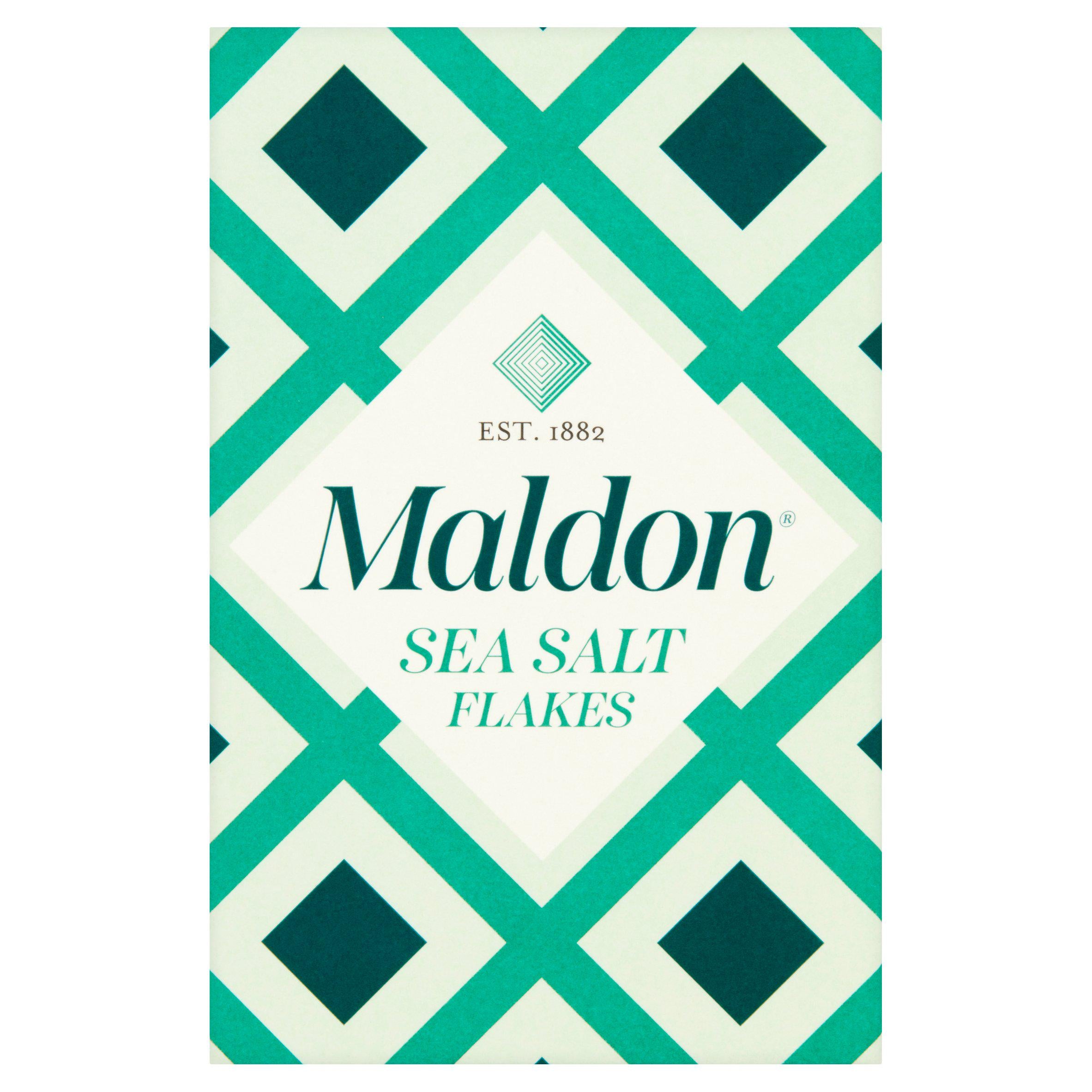 Maldon pyramid-shaped sea salt flakes 250g (British brand)