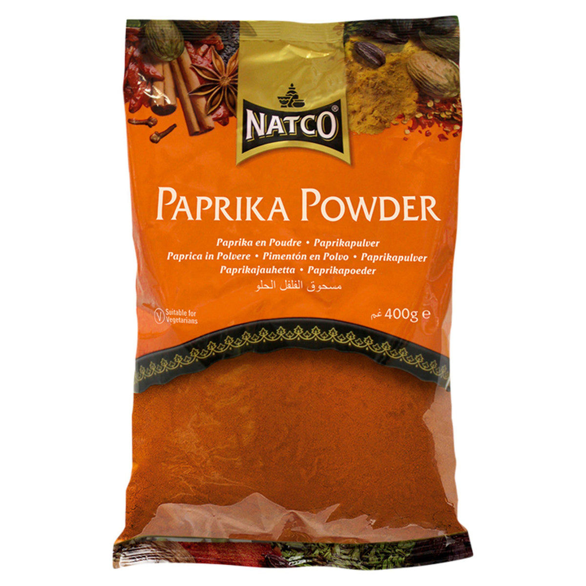 Natco Paprika Powder 400 grams, imported from the UK