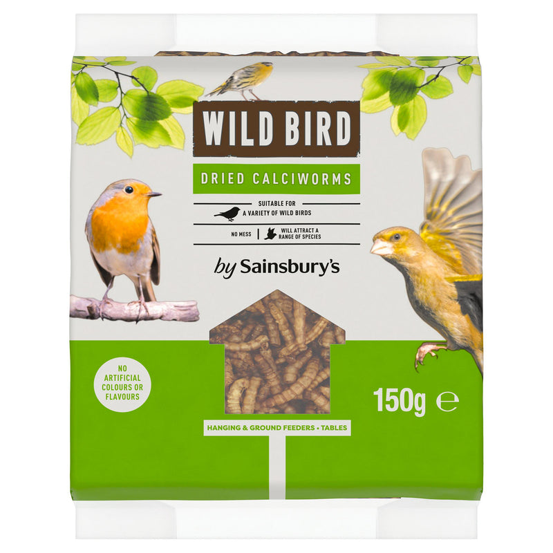 Sainsbury's Wild Bird Dried Calciworms 150g (British brand)