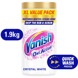 Vanish laundry stain remover powder Oxi Action white 1.9kg, UK version