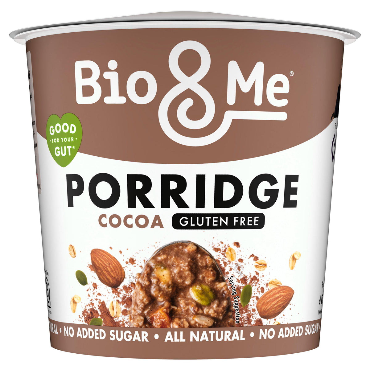 Bio & Me cocoa porridge 58g pot - British product