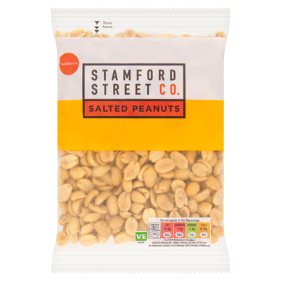 Sainsburys Stamford Street Co. Salted Peanuts 200g- Buy online at McGrocer