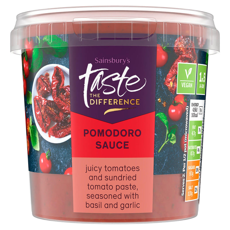 Sainsbury's Taste the Difference pomodoro sauce 350g (British brand)