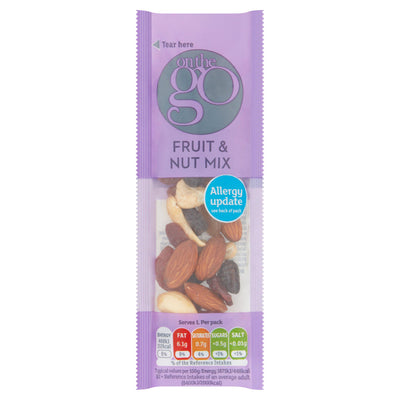 Sainsburys Sainsbury's On the Go Fruit & Nut Mix مزيج الفاكهة والمكسرات 25 جرام - اشترِ عبر الإنترنت من McGrocer