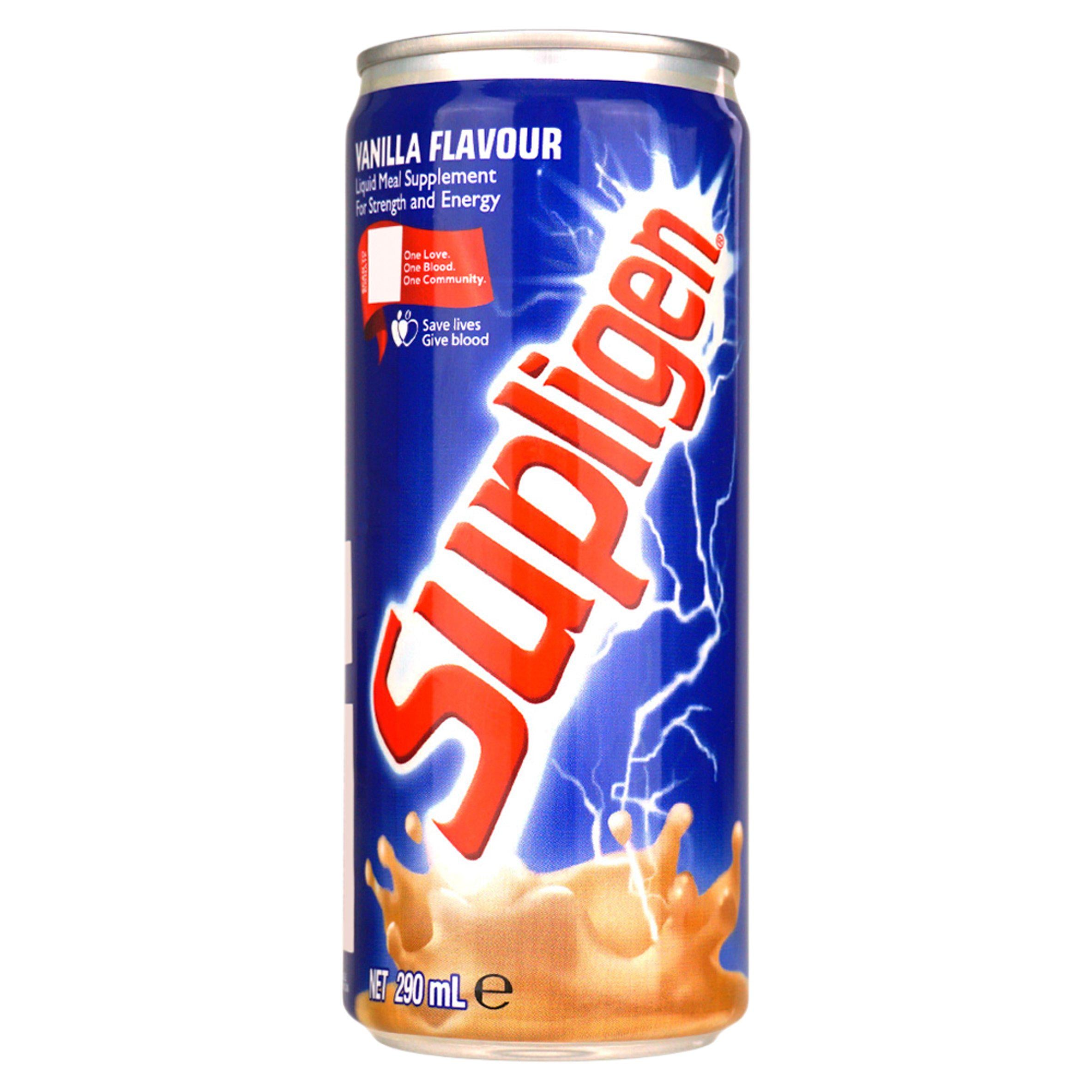 Supligen liquid meal supplement Vanilla 290g can, imported from the UK