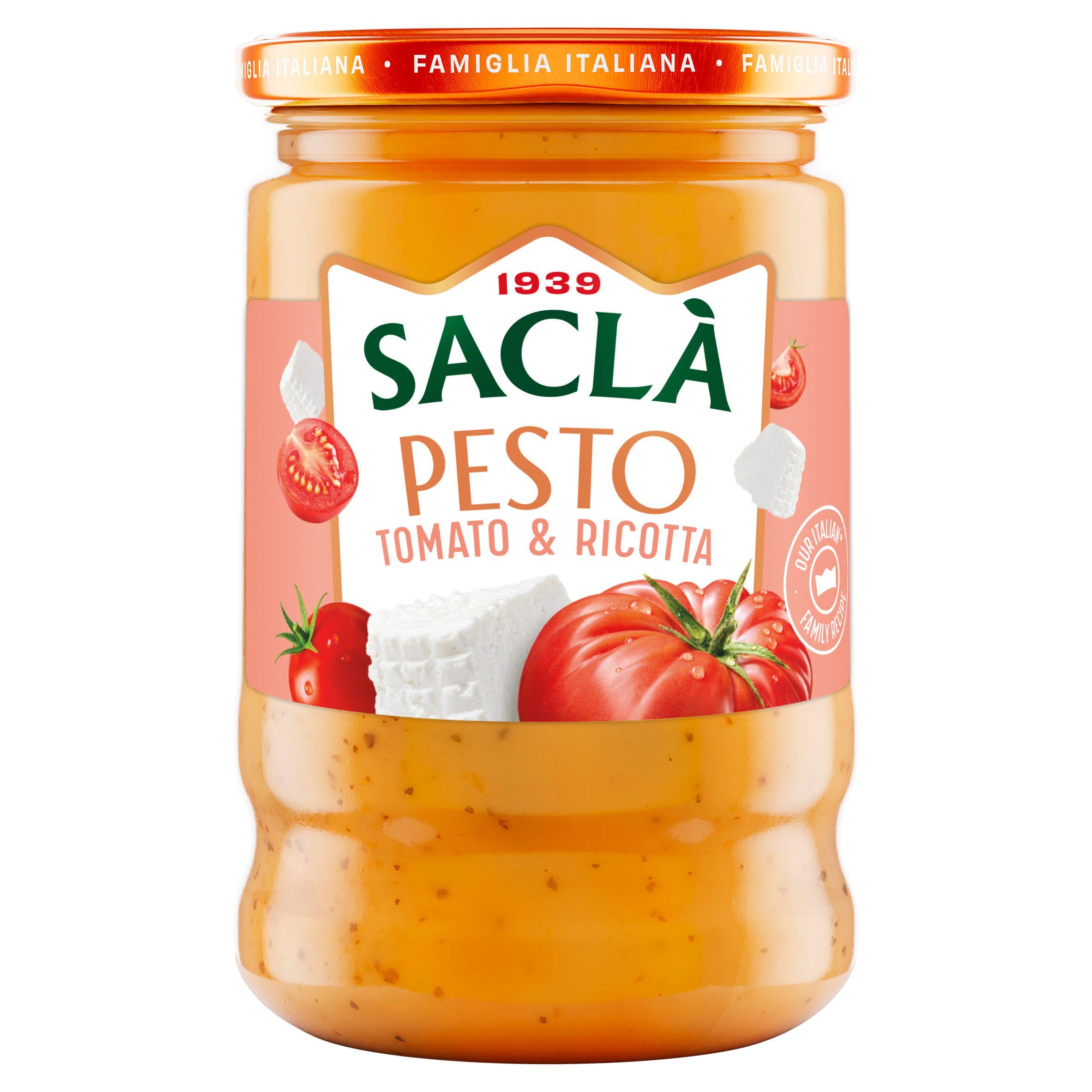 Sacla' Tomato Ricotta Pesto 190g (British brand)
