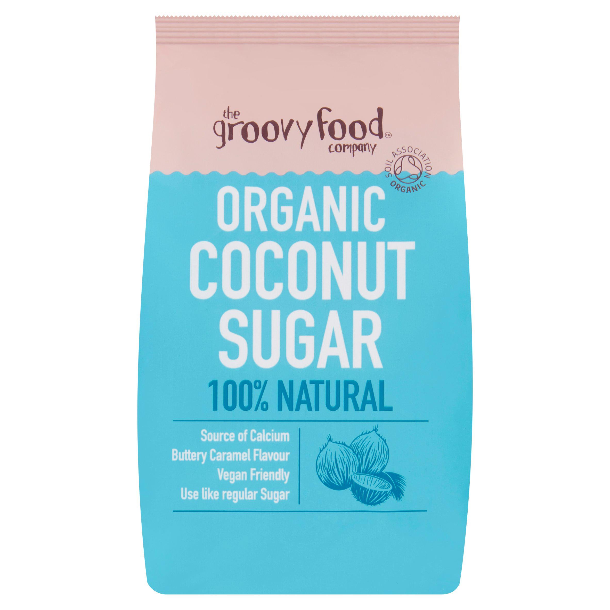 Groovy Food Company organic coconut sugar 500g, UK version