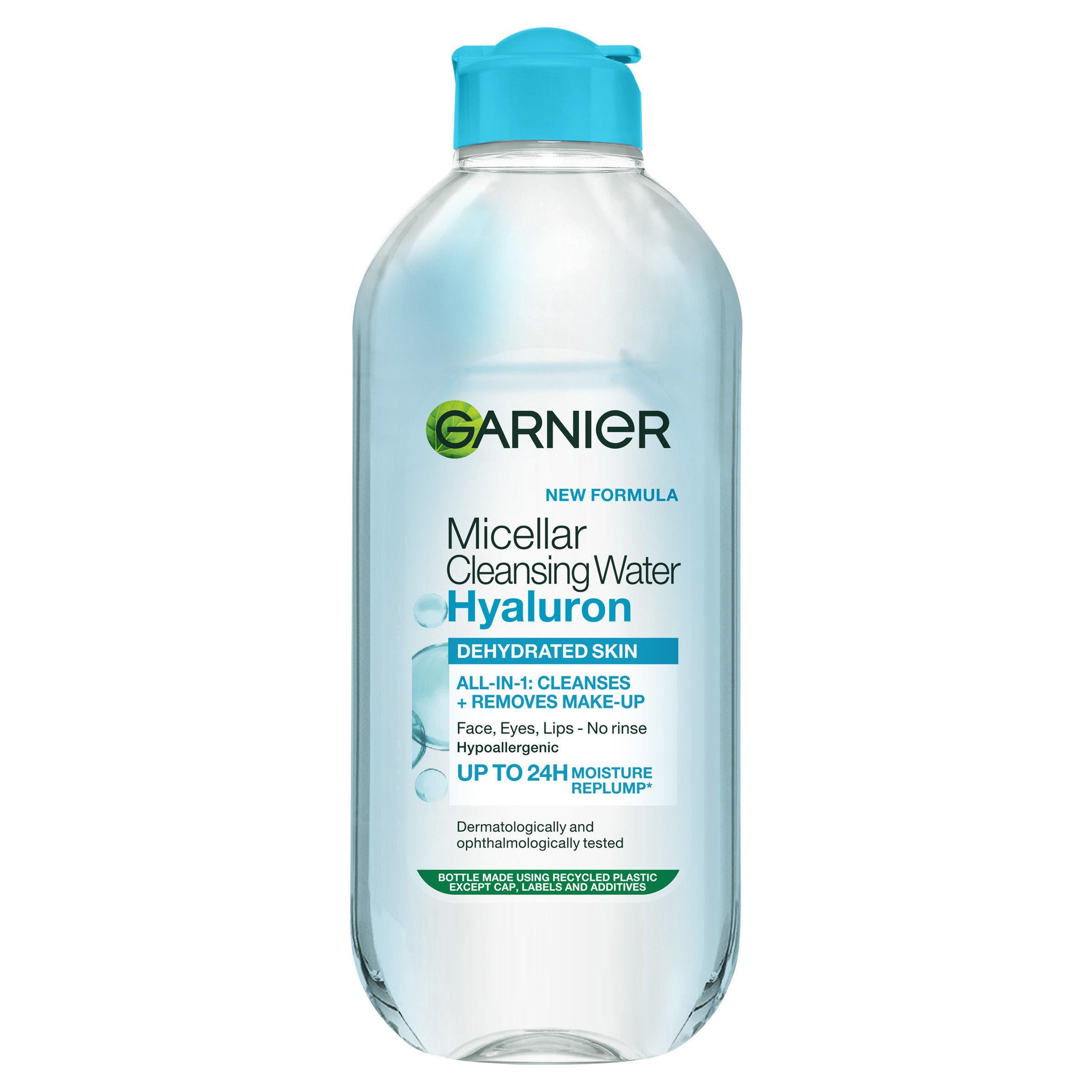 Garnier Micellar Hyaluronic Aloe Water facial cleanser 400ml - British product