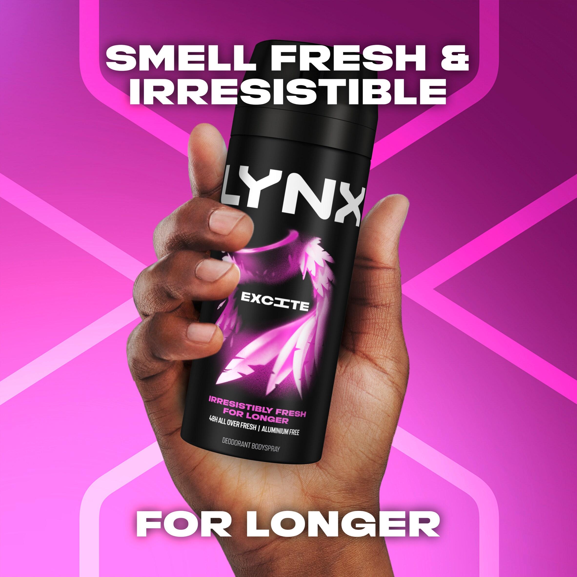 Lynx Excite deodorant body spray 150ml (British brand)