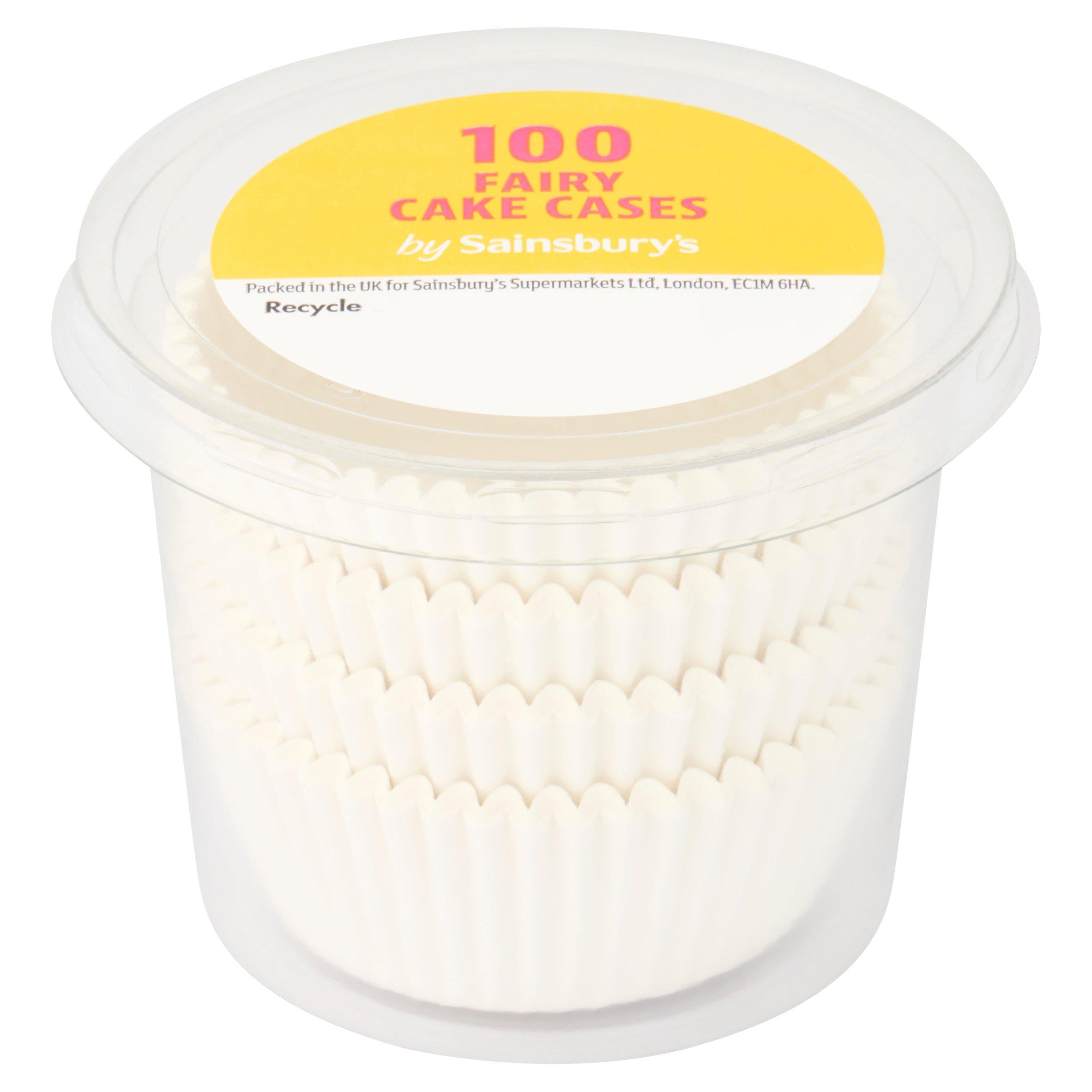 Sainsbury's fairy cake cases pack of 100, UK version