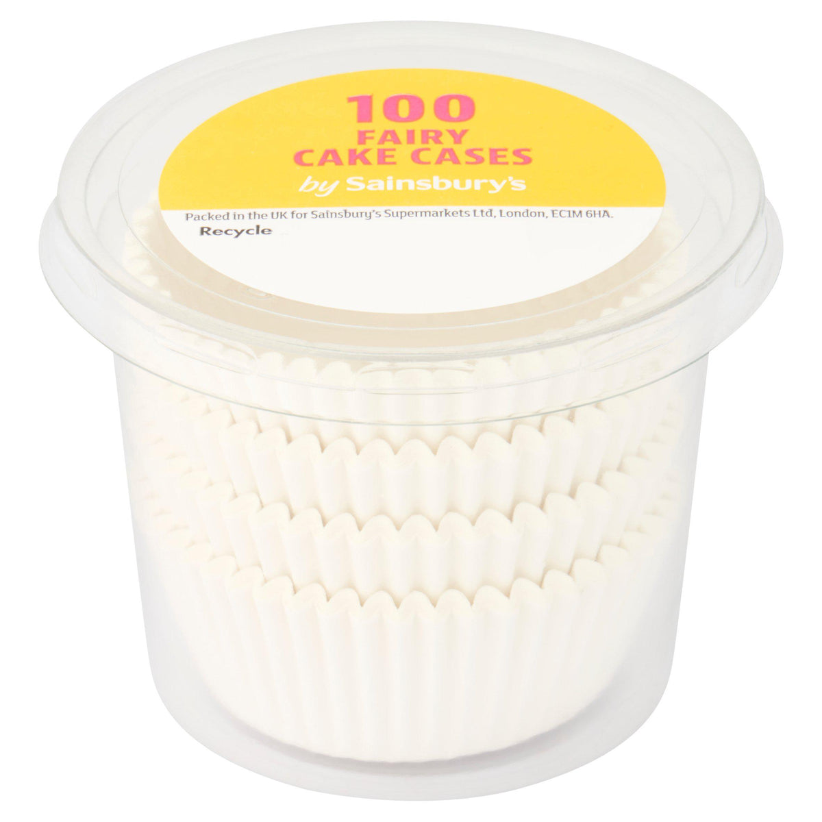 Sainsbury's fairy cake cases pack of 100, UK version