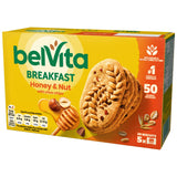 Belvita cereal bars Honey & Nut Chocolate Chips 5x45g, imported from the UK