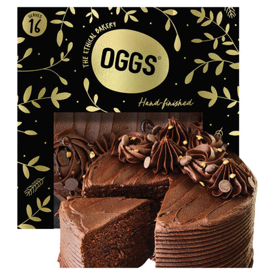 Sainsburys OGGS Rich Velvety Chocolate Fudge Cake Vegan Dessert- Buy online at McGrocer