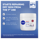 Nivea Repair Care moisturiser 400ml, imported from the UK