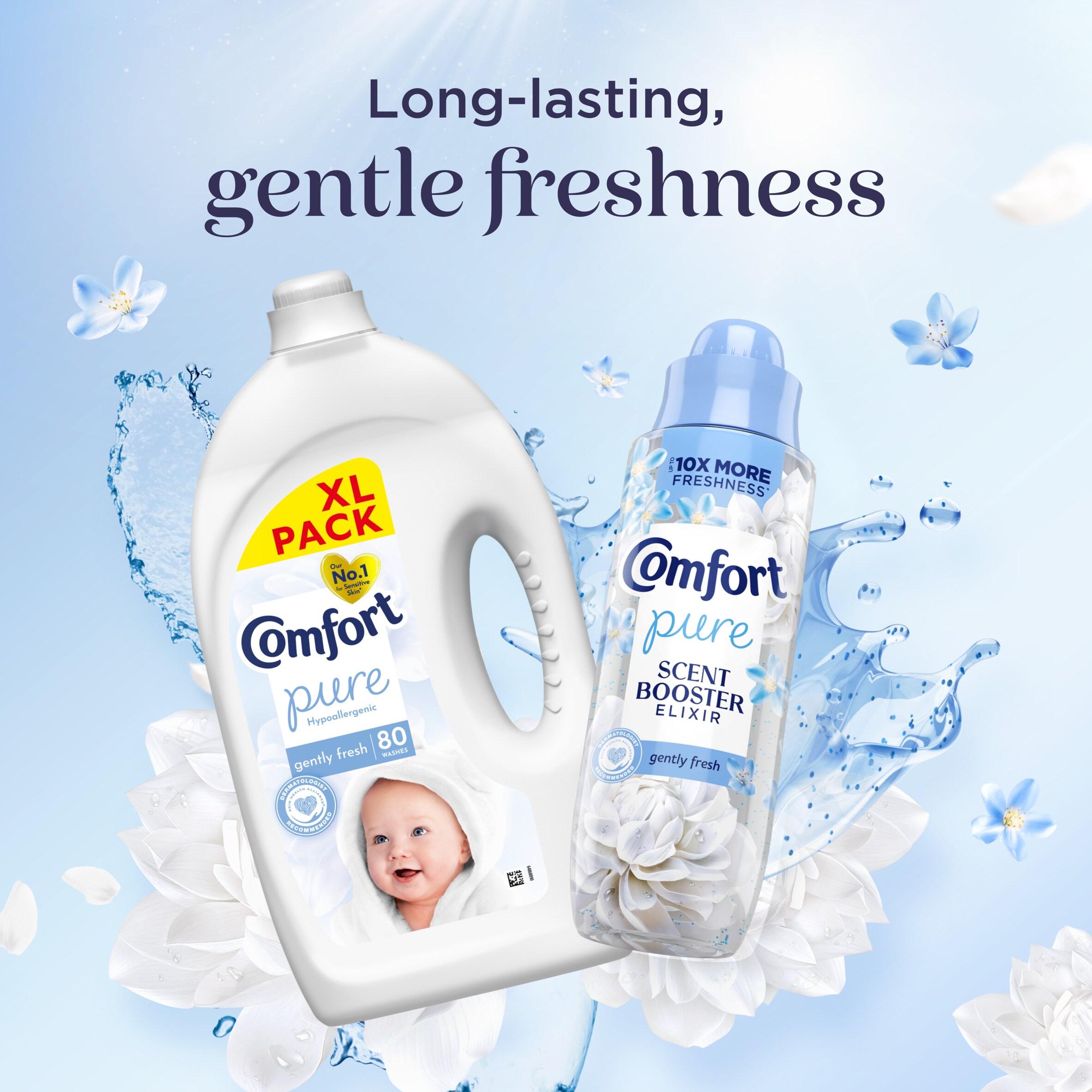 Comfort Pure fabric conditioner 2.4L, imported from the UK