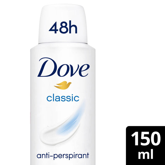 Dove Classic Antiperspirant Deodorant Spray 150ml GOODS Sainsburys   