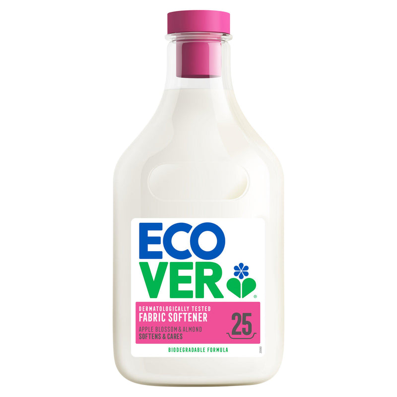 Ecover Apple Blossom & Almond fabric softener 750ml, imported from the UK