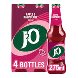 J2O apple and raspberry soft drink 4x275ml, imported from the UK