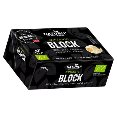 Sainsburys Naturli Organic Vegan Block Spread 200g- Buy online at McGrocer