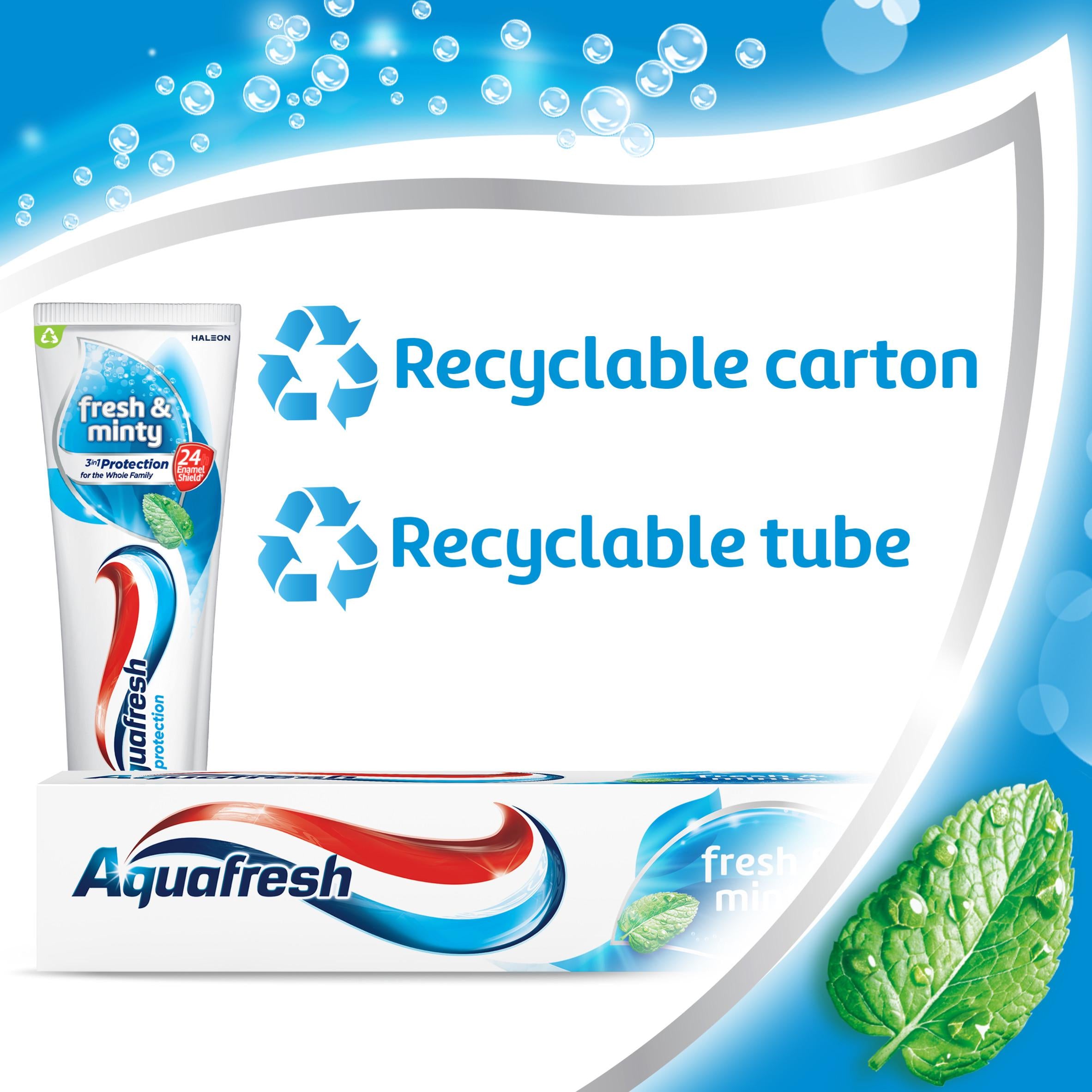 Aquafresh Fresh & Minty toothpaste 75ml - British product