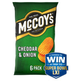 McCoy's Cheddar & Onion crisps variety pack 6x25g, UK version