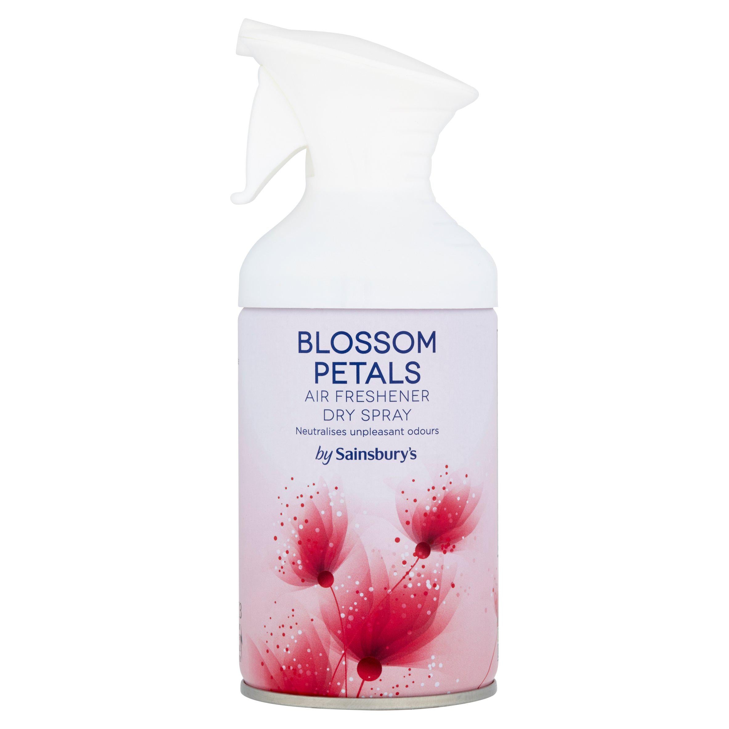 Sainsbury's Blossom Petals air freshener dry spray 250ml, UK version
