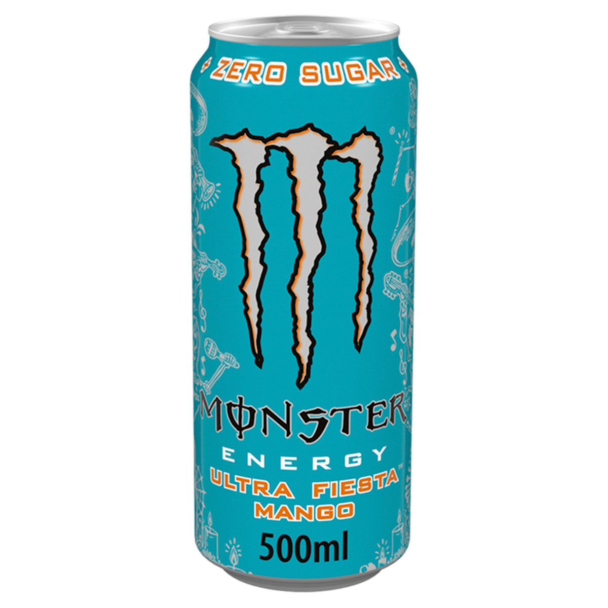 Monster Energy Ultra Fiesta Mango energy drink 500ml, imported from the UK