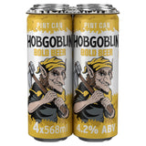 Hobgoblin Gold Ale beer 4x568ml cans, UK version