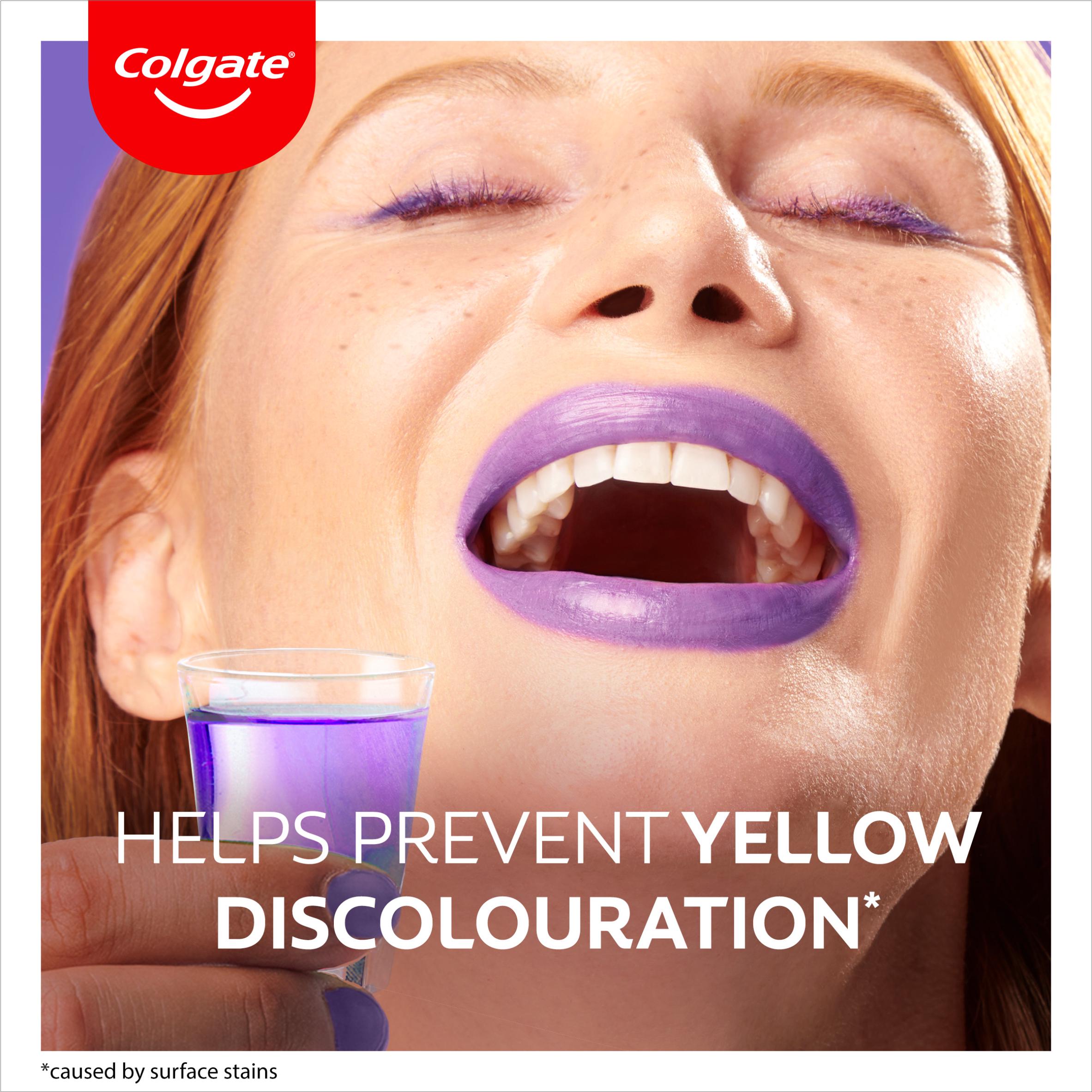 Colgate Max White Purple Reveal mouthwash 500ml - British product