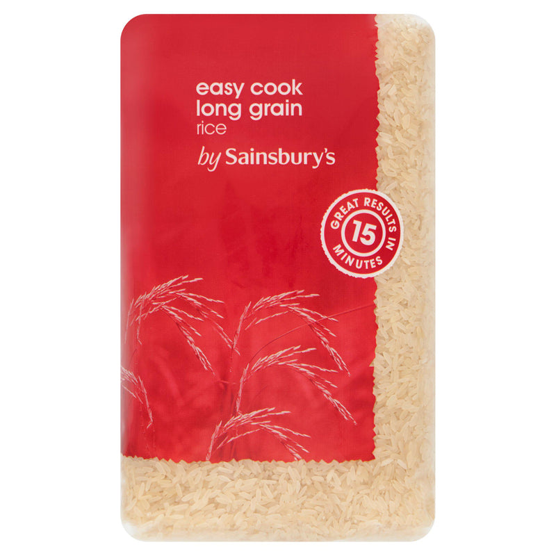 Sainsbury's easy cook long grain white rice 2kg - British product