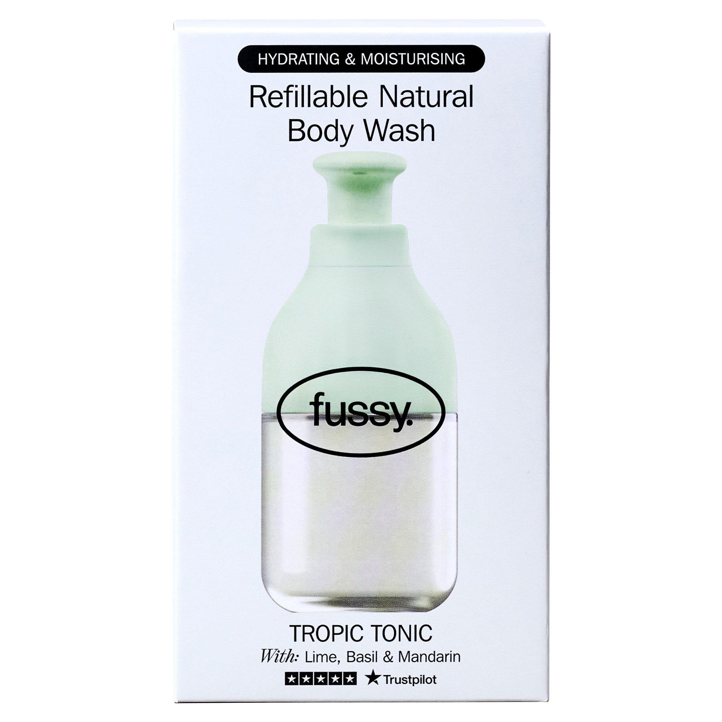 Fussy Tropic Tonic body wash 320ml, imported from the UK