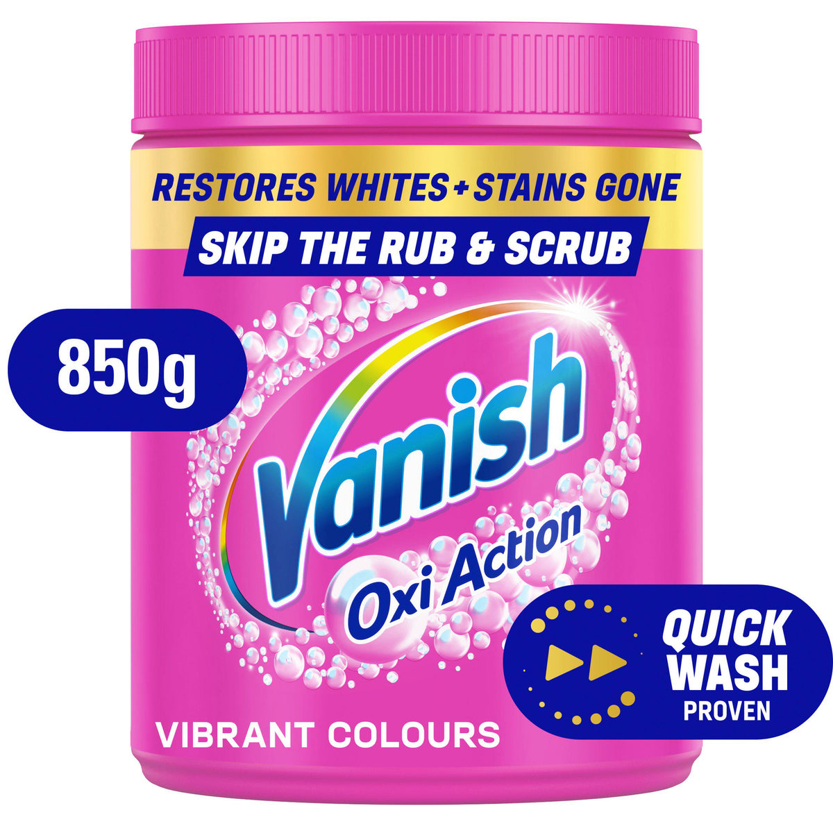 Vanish Oxi Action Laundry Booster Powder 850 g (British brand)