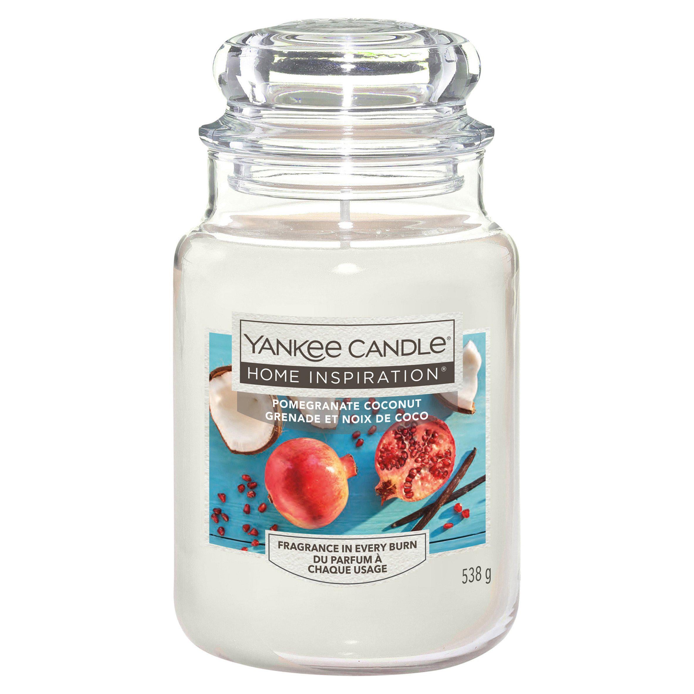 Yankee Candle Pomegranate Coconut Scented Candle Large Jar (British brand)